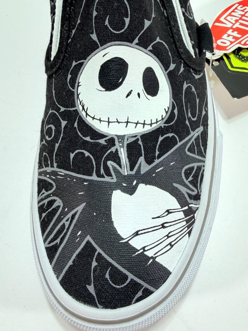 VANS Nightmare Before Christmas Jack & Sally Slip On Shoes Women's 6.5 NEW w/Tag - Picture 13 of 16